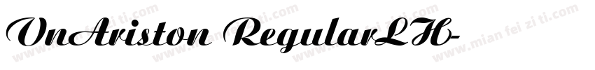 VnAriston RegularLH字体转换